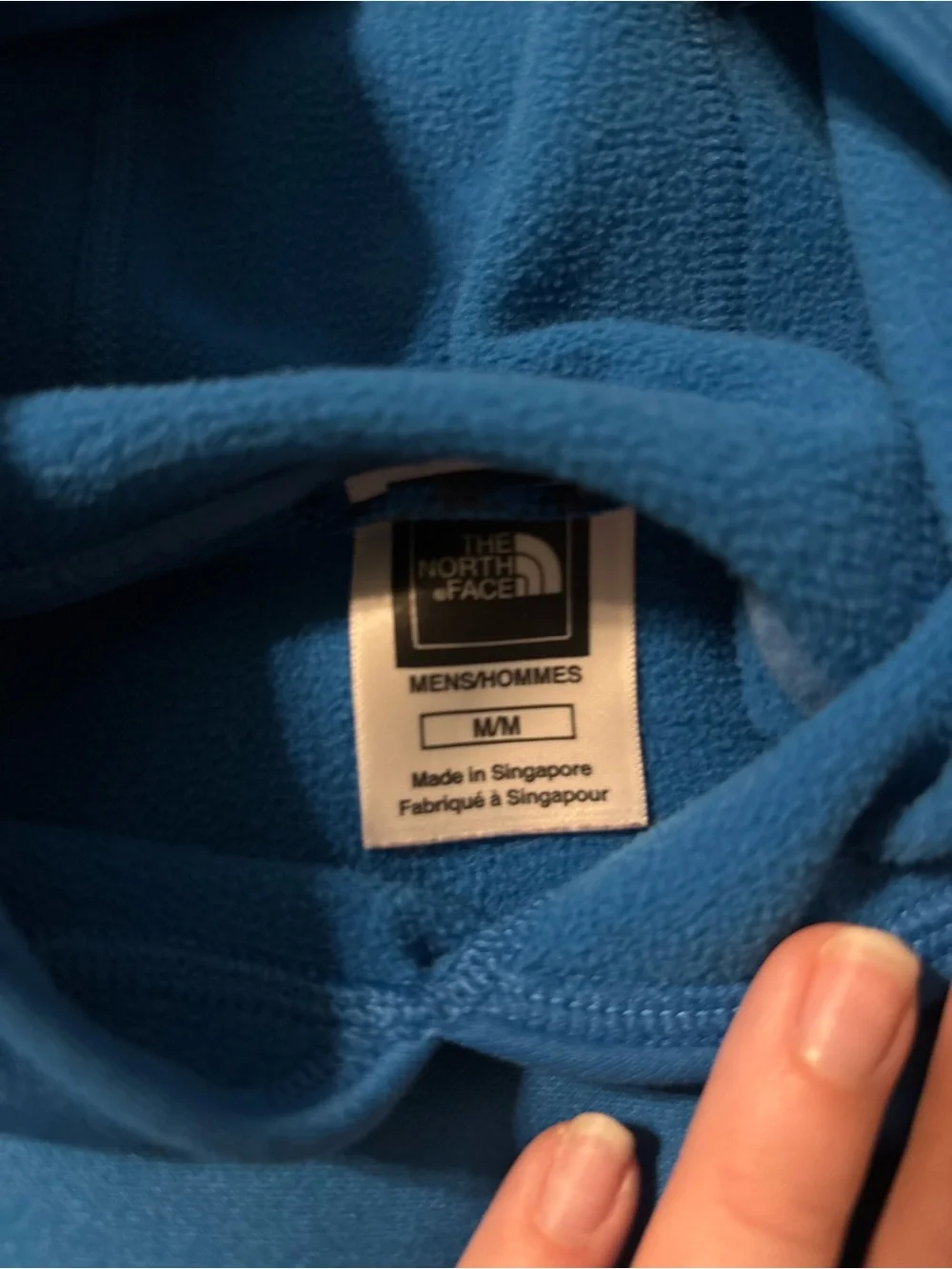 The North Face Men's Bright Blue Logo Hoodie